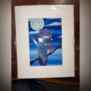 Pelangi Rose Original Painting Print NIP